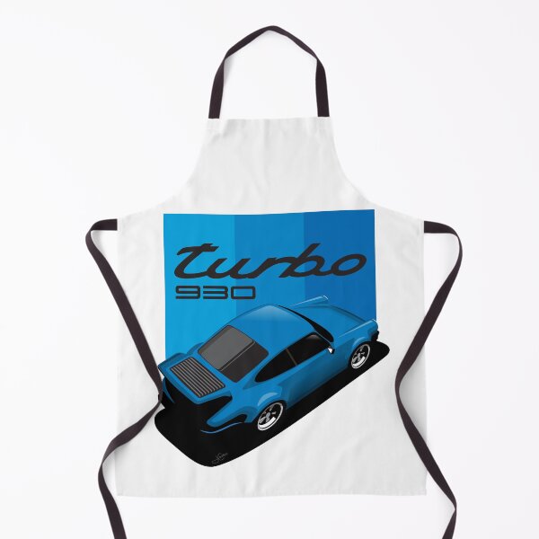 Item preview, Porsche 930 Illustration Blue turbo designed and sold by blackdogshop.