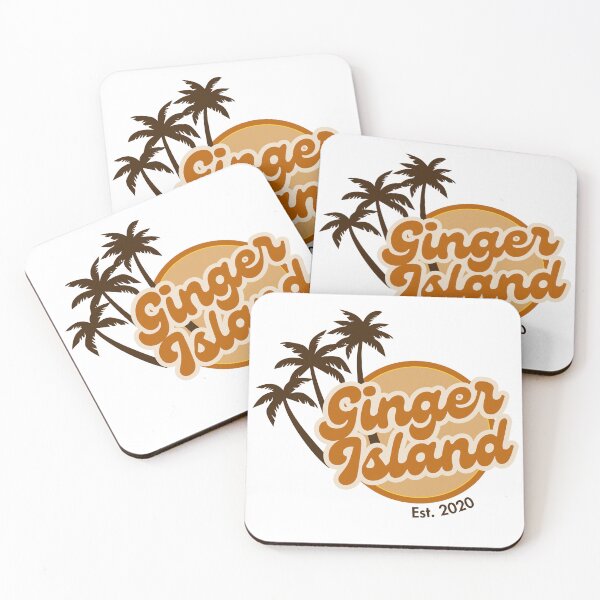 Item preview, Ginger Island Retro 60s Vibes | Indie Gamie | Orange and Yellow | Tropical Beach Summer | Unoffical Stardew Valley Merch designed and sold by Fluorescent Flamingo.