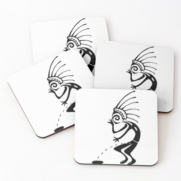 Item preview, Kokopelli toilet m black designed and sold by nogamax.