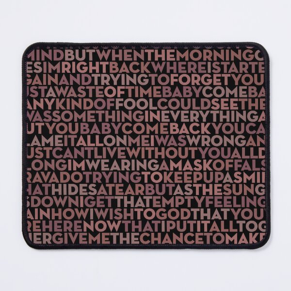 Item preview, Baby Come Back - Player (lyrics) v.9 designed and sold by x1brett.