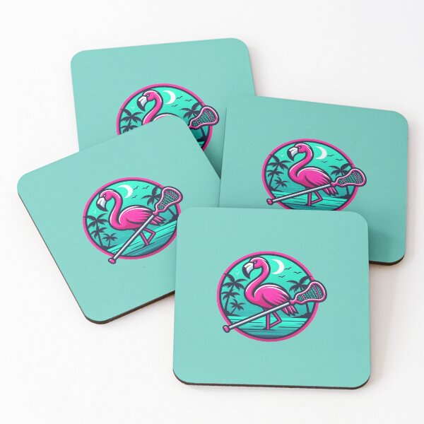 Item preview, Lacrosse Flamingo designed and sold by SportsMomsRock.