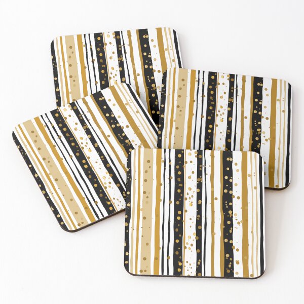 Item preview, Gold Confetti Stripes designed and sold by Digital-Lys.