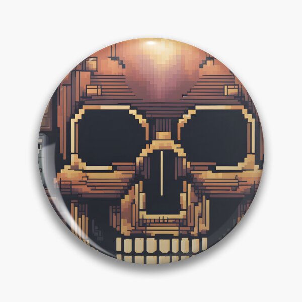 Item preview, Pixel Crypt: Retro Dungeon Skull designed and sold by ZipperDragon88.