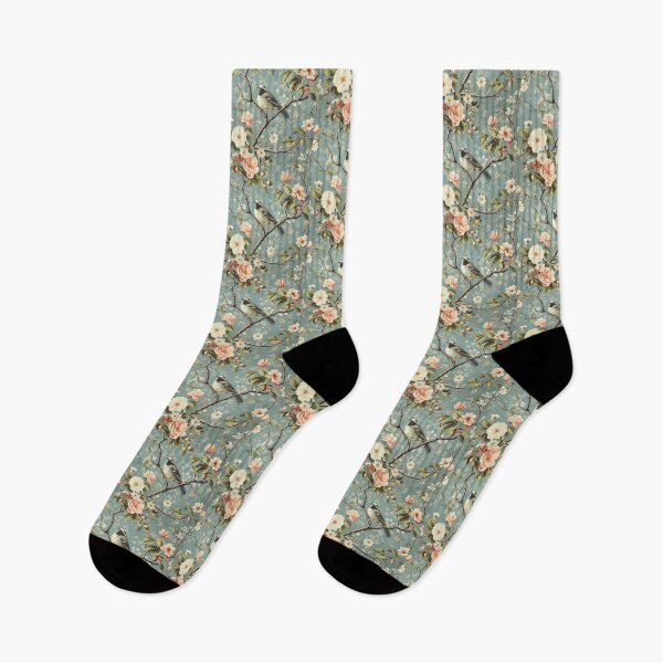 Item preview, Birdy Shabby Chic Flower Pattern designed and sold by JunkWithSteph.