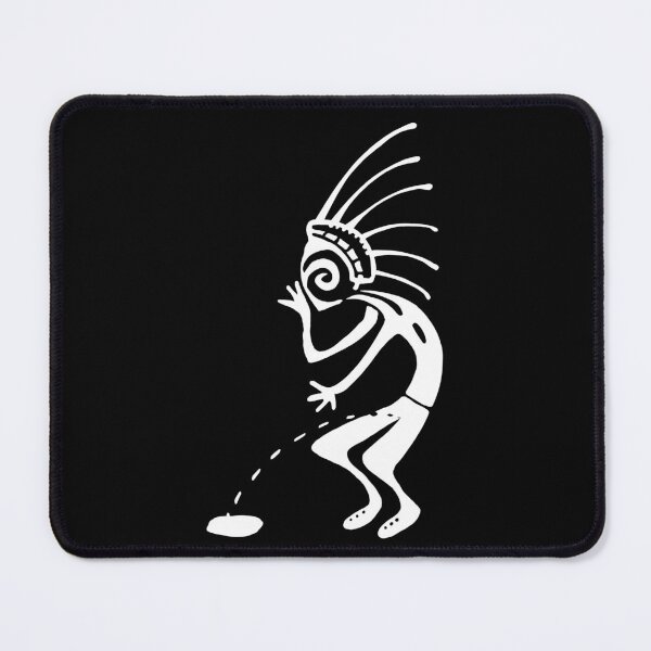 Item preview, Kokopelli toilet m white designed and sold by nogamax.