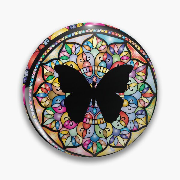 Item preview, Stained Glass Butterfly Mandals designed and sold by tomorrowsart.