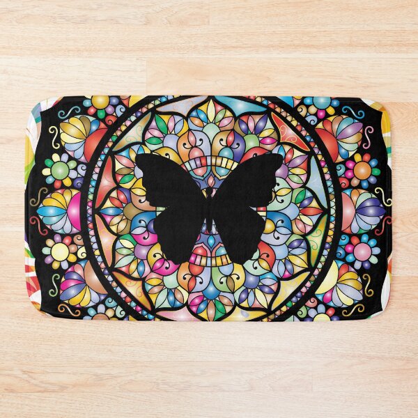 Item preview, Stained Glass Butterfly Mandals designed and sold by tomorrowsart.