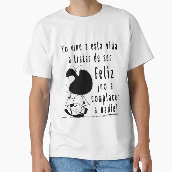 Item preview, Mafalda phrases shirts quino designed and sold by MyWololo.