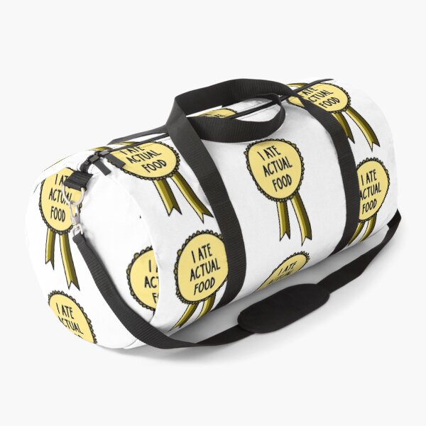 Item preview, I Ate Actual Food Ribbon Gold designed and sold by CJ Vanderbeek.