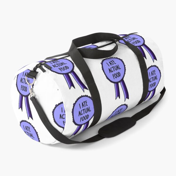 Item preview, I Ate Actual Food Ribbon Purple designed and sold by CJ Vanderbeek.