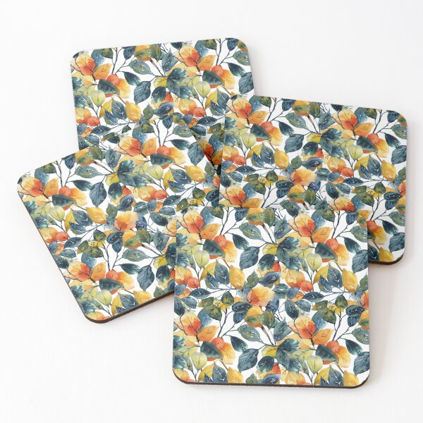 Item preview, Autumnal Hues Leaf Mosaic designed and sold by palmyst.