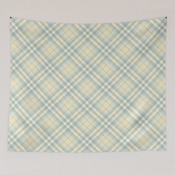 Item preview, Elegant Beige and Blue Plaid | Pastel Plaid | Spring Plaid | Summer Print | Multicolor plaid or tartan, checks, checkered Print  designed and sold by RSDigitalPrintDesign.