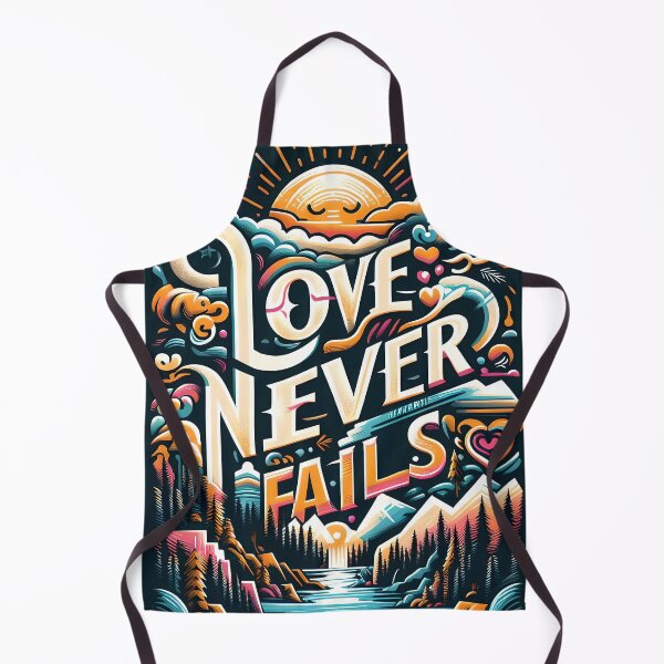 Item preview, Love Never Fails, typography designed and sold by maxmaj.