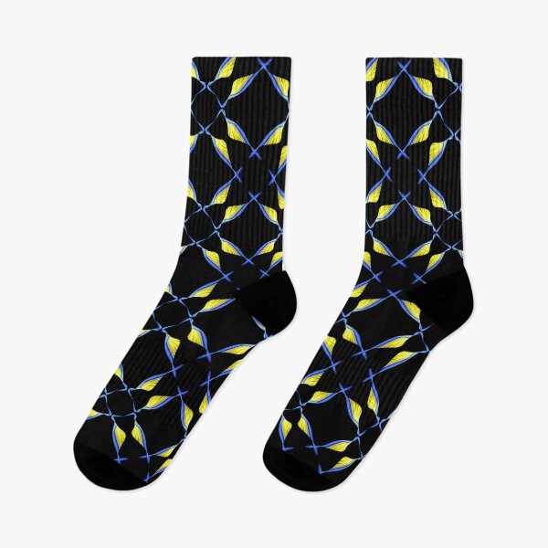 Item preview, Yellow and blue flower pattern designed and sold by Meo Design.