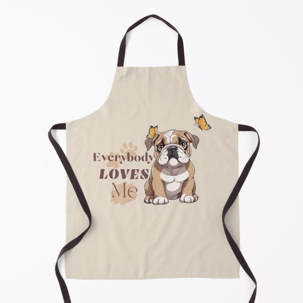 Item preview, Everybody loves me| English Bulldog designed and sold by Twinmommy Store.