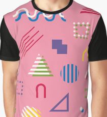 Memphis style abstract geometric seamless pattern. Composition 6 Graphic T-Shirt
