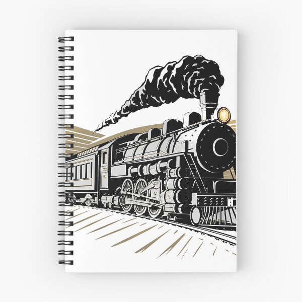 Item preview, Steam locomotive minimalist designed and sold by TaevasDesign.