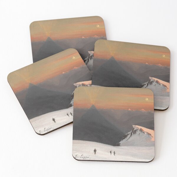 Item preview, The Shadow of Mont Blanc at Sunset (1873) - Gabriel Loppé designed and sold by SALON DES ARTS.