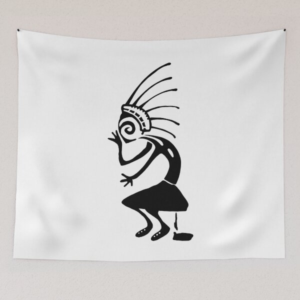 Item preview, Kokopelli toilet w black designed and sold by nogamax.