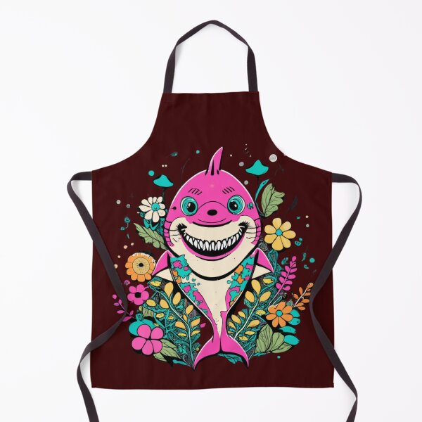Item preview, Pink  shark in a colorful environment designed and sold by Meandmyshop.