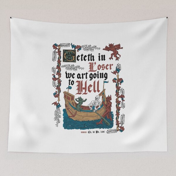 Item preview, Get in Loser Medieval Style - Funny Retro Vintage English History designed and sold by Nemons.
