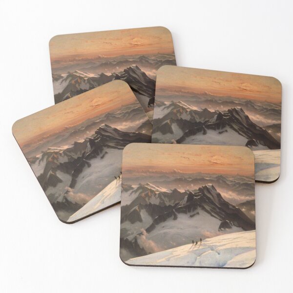 Item preview, View from Mont Blanc Summit, Sunrise (1869) - Gabriel Loppé designed and sold by SALON DES ARTS.