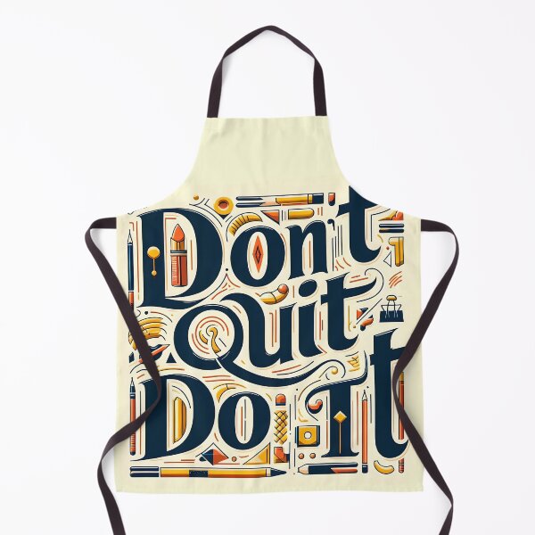 Item preview, Don't quit Do it!, typography designed and sold by maxmaj.
