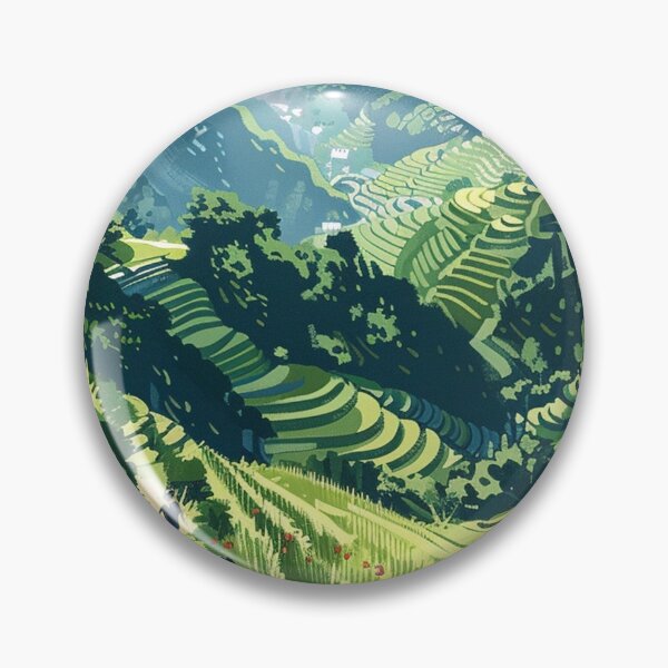 Item preview, Cascading Rice Fields designed and sold by -DEEWOLF-.