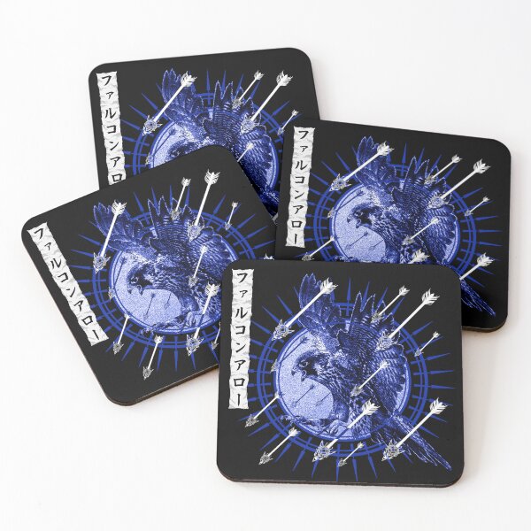 Item preview, The Falcon Drops Arrows of Revenge (青) designed and sold by FalconArrowBrnd.