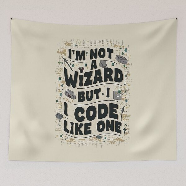 Item preview, I'm not a Wizard, but I Code like One designed and sold by softwaretesting.
