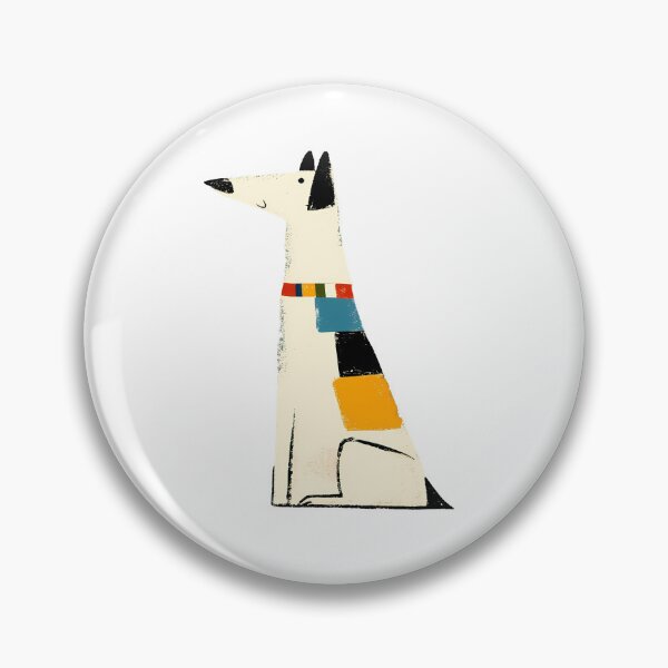 Artikelvorschau, WEISSER HUND MIT SCHWARZEN OHREN entworfen und verkauft von RoadMail.