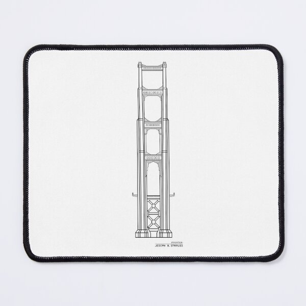 Item preview, Golden Gate Bridge Design Drawing designed and sold by SeeMac.