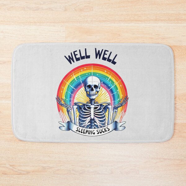 Item preview, Sleeping Sucks: Rainbow Skeleton designed and sold by kcaandwu.