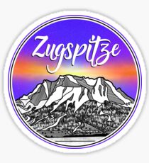 Zugspitze mountain landscapes Germany Sticker