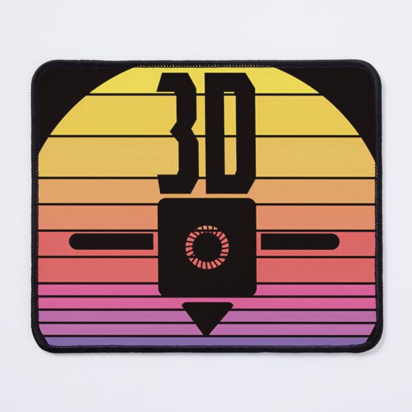 Item preview, Distressed Vintage 3D printer sunset for the maker quote designed and sold by ChristiaRousse.