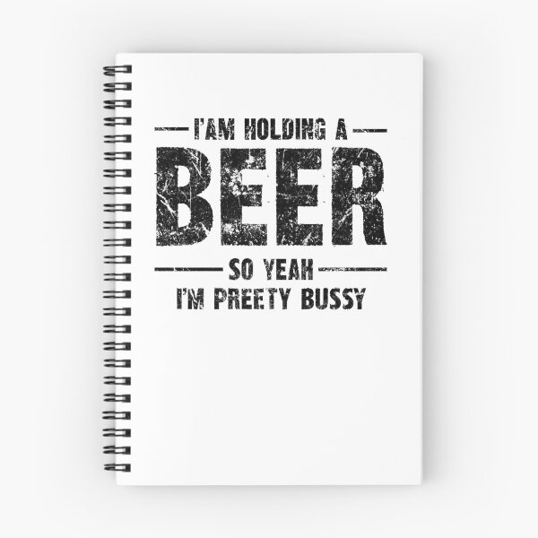 Item preview, Beer Humor Tee - "I am holding a BEER so yeah, I'm pretty bussy" Bold Statement Shirt designed and sold by SRZT.
