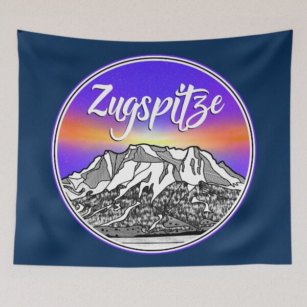 Item preview, Zugspitze mountain landscapes Germany designed and sold by ekpatterns.