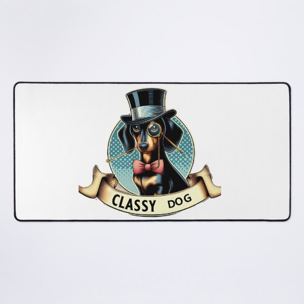 Item preview, Dapper Dachshund funny retro animal designed and sold by Expressions-Sel.