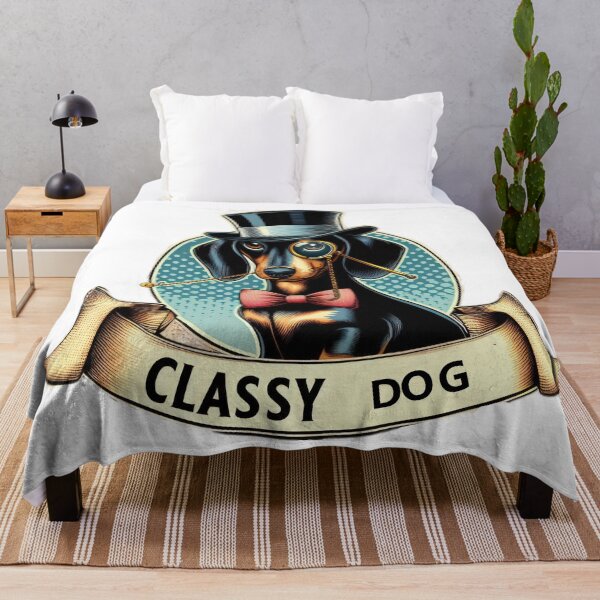 Item preview, Dapper Dachshund funny retro animal designed and sold by Expressions-Sel.