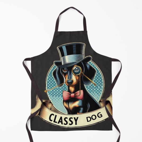 Item preview, Dapper Dachshund funny retro animal designed and sold by Expressions-Sel.