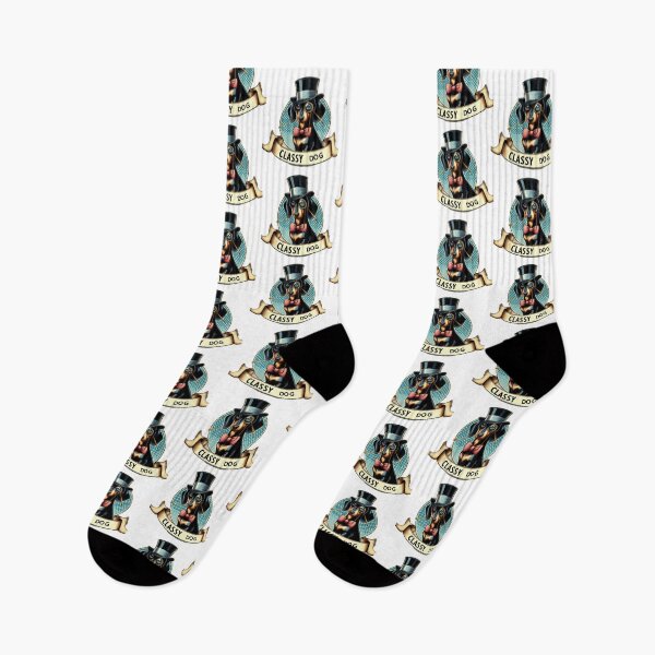 Item preview, Dapper Dachshund funny retro animal  designed and sold by Expressions-Sel.