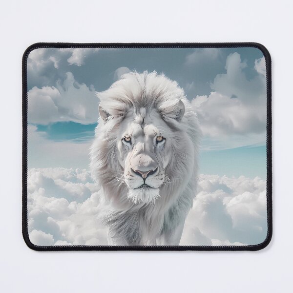 Item preview, White Lion and Cloud designed and sold by yxiao2048.