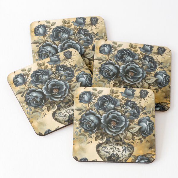Item preview, Black Rose's - Oil On Canvas designed and sold by Gypsykiss.