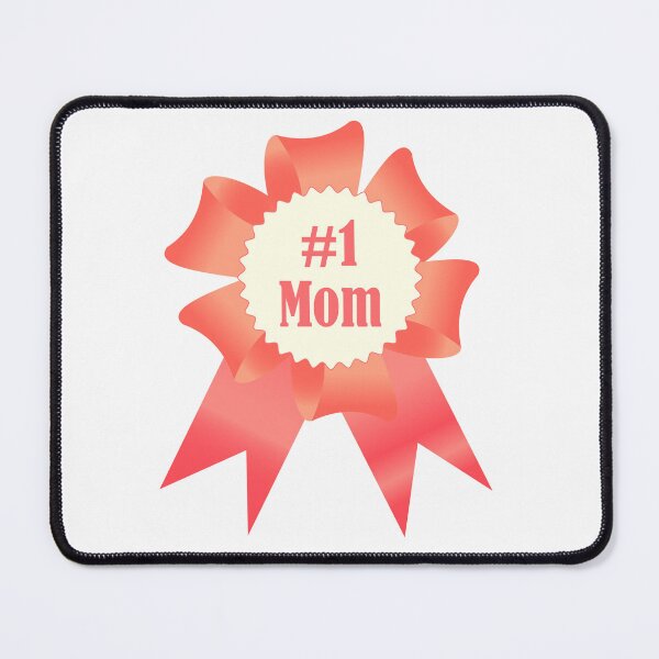 Item preview, Number One Mom winner award ribbon designed and sold by CutieBlue.