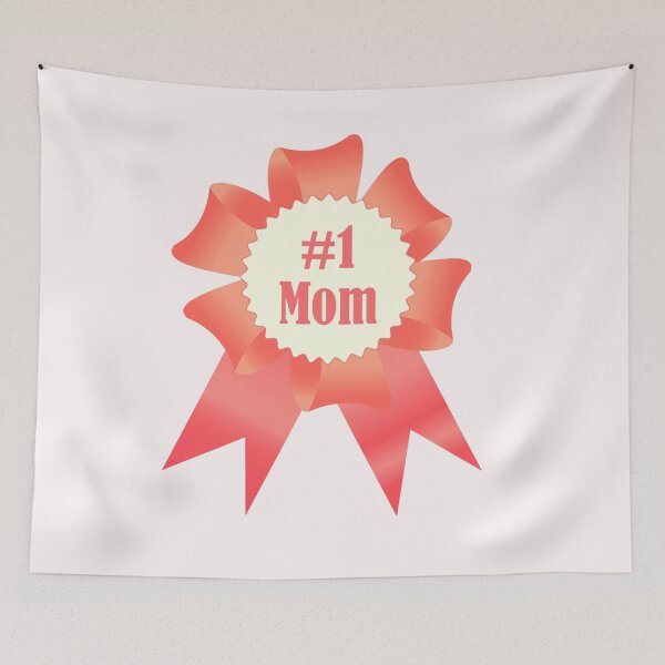 Item preview, Number One Mom winner award ribbon designed and sold by CutieBlue.
