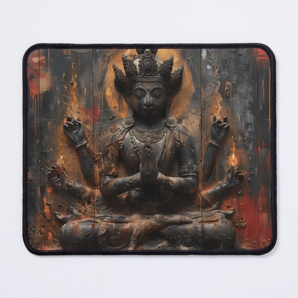 Item preview, Tranquil Meditation Amidst Cosmic Chaos designed and sold by palmyst.