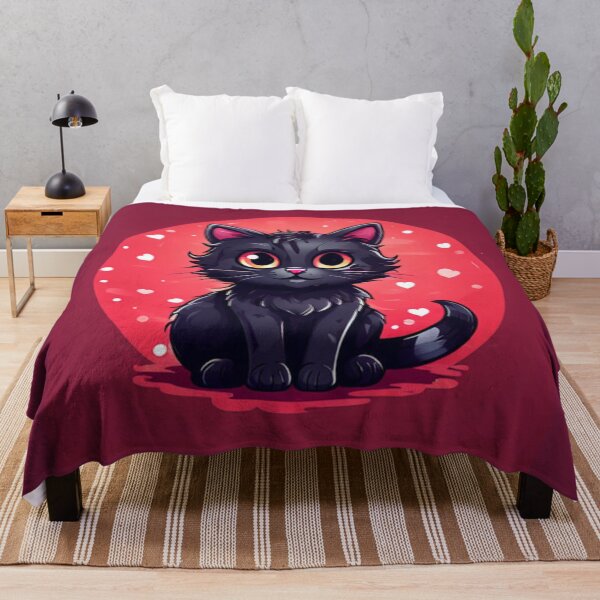 Item preview, Cat and hearts Art designed and sold by Planetporridge.