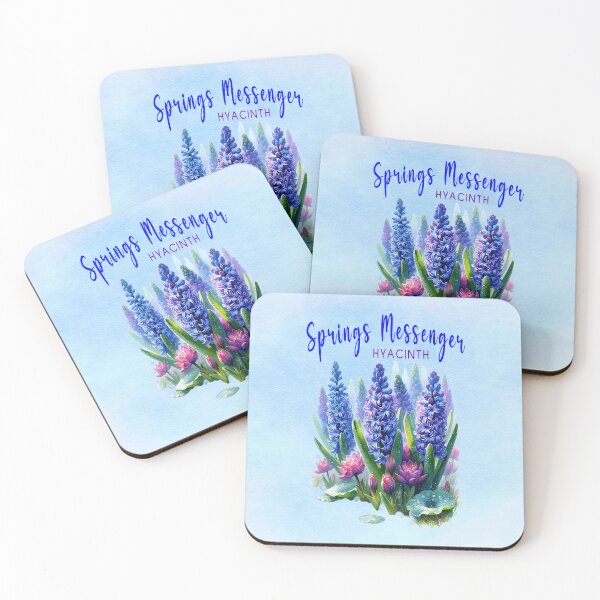 Item preview, Hyacinth Springs Forward: Blue and Purple Hyacinth Clusters designed and sold by MysticOzzy.
