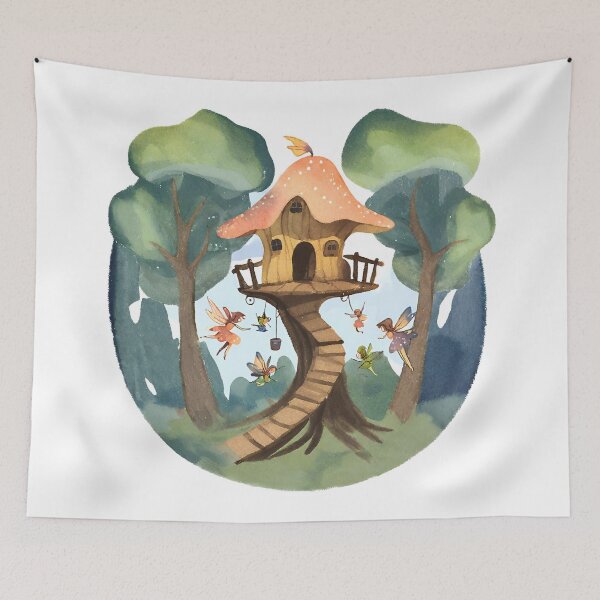 Item preview, Fantasy treehouse  designed and sold by jechaiyells.