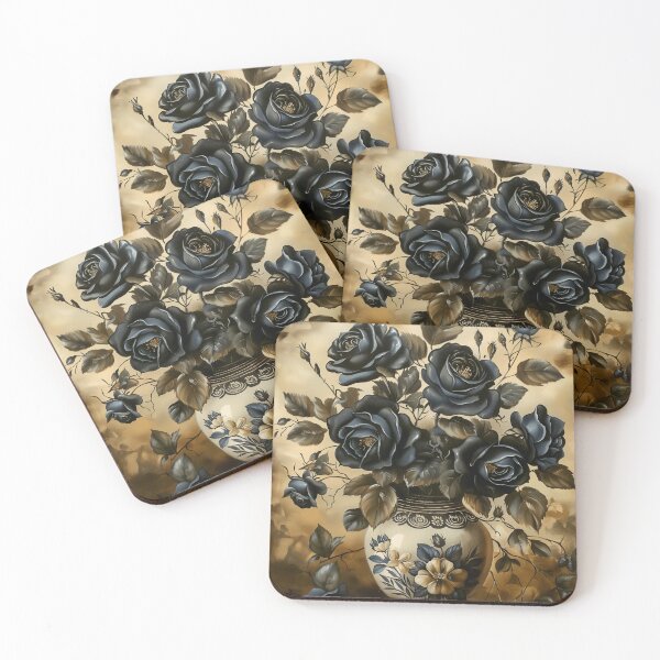 Item preview, Black Rose's - Oil On Canvas 3 designed and sold by Gypsykiss.
